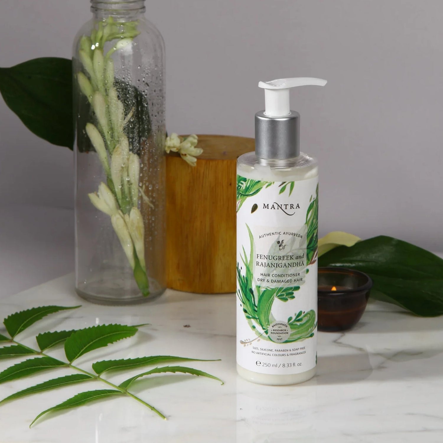 Henna & Citrus Lemon Conditioning Hair Cleanser 250ml  + Fenugreek & Rajnigandha Hair Conditioner 100ml