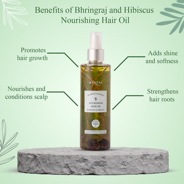 Bhringraj and Hibiscus Nourishing Hair Oil, Best Bhringraj Hair Oil