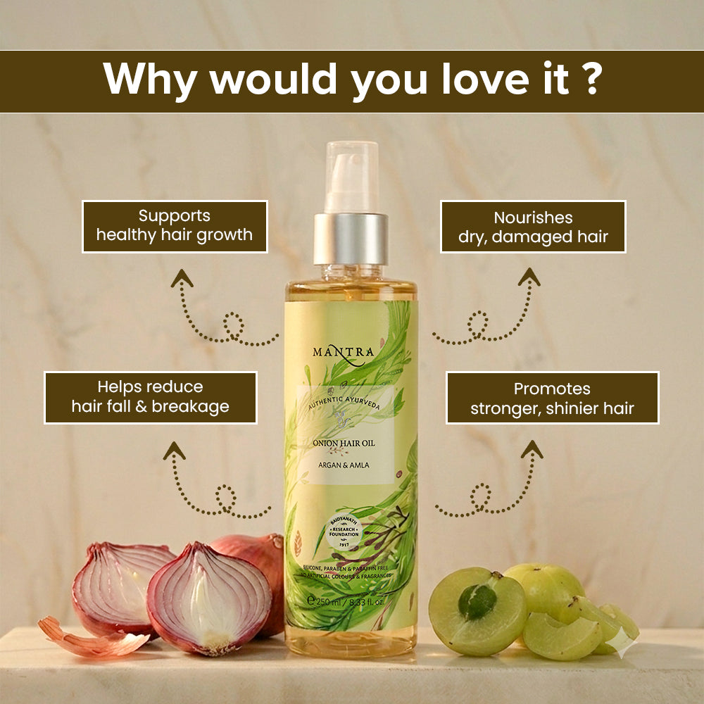 Onion Hair Oil Argan & Amla