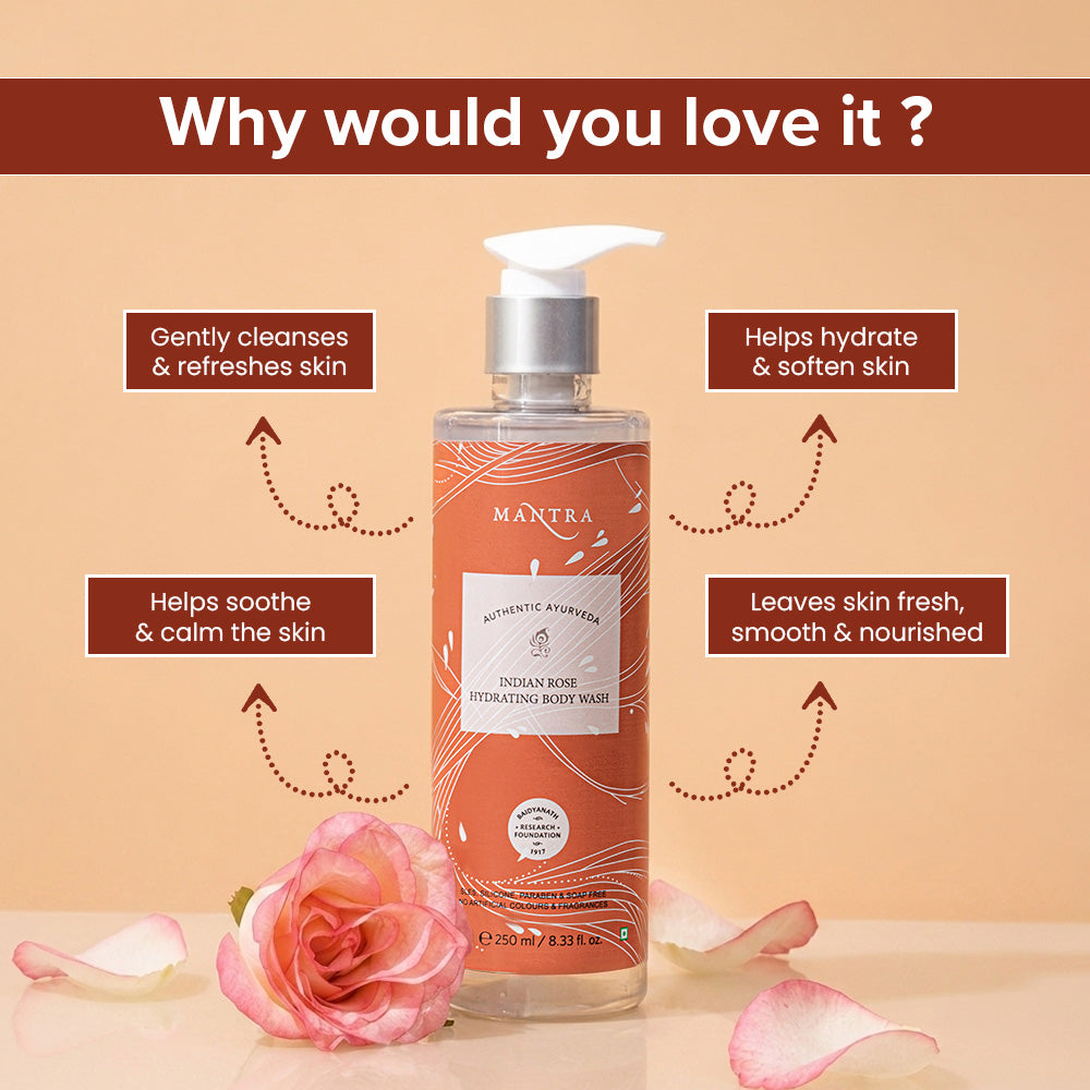 Indian Rose Hydrating Body Wash