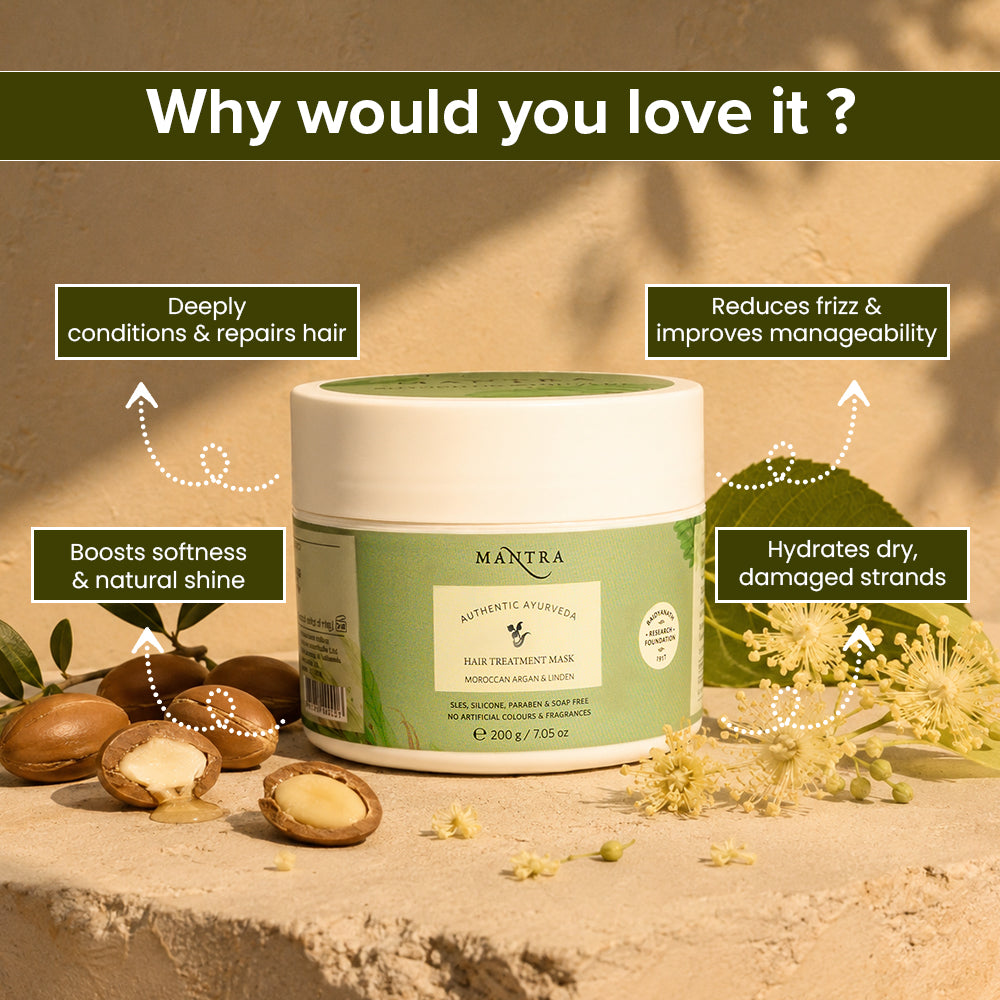 Hair Treatment Mask Moroccan Argan & Linden