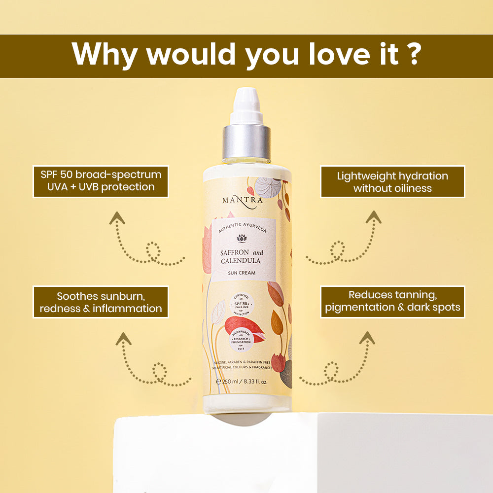 Saffron And Calendula Sun Cream SPF50