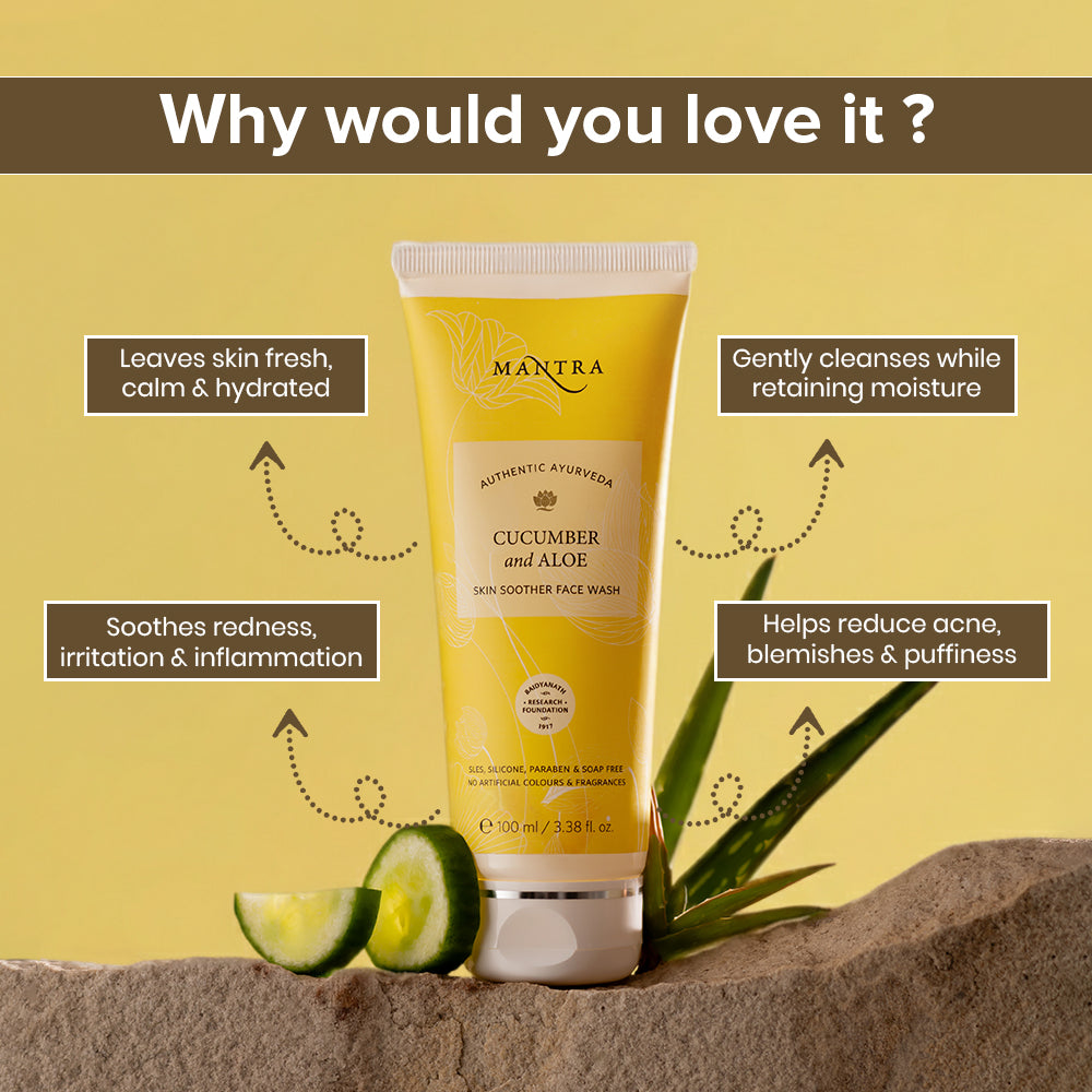 Cucumber and Aloe Skin Soother Face Wash