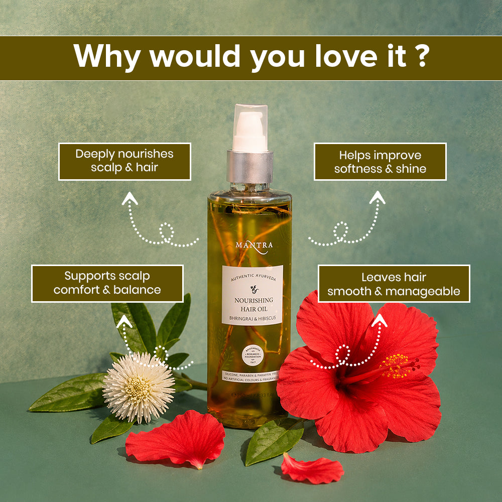 Nourishing Hair Oil Bhringraj And Hibiscus