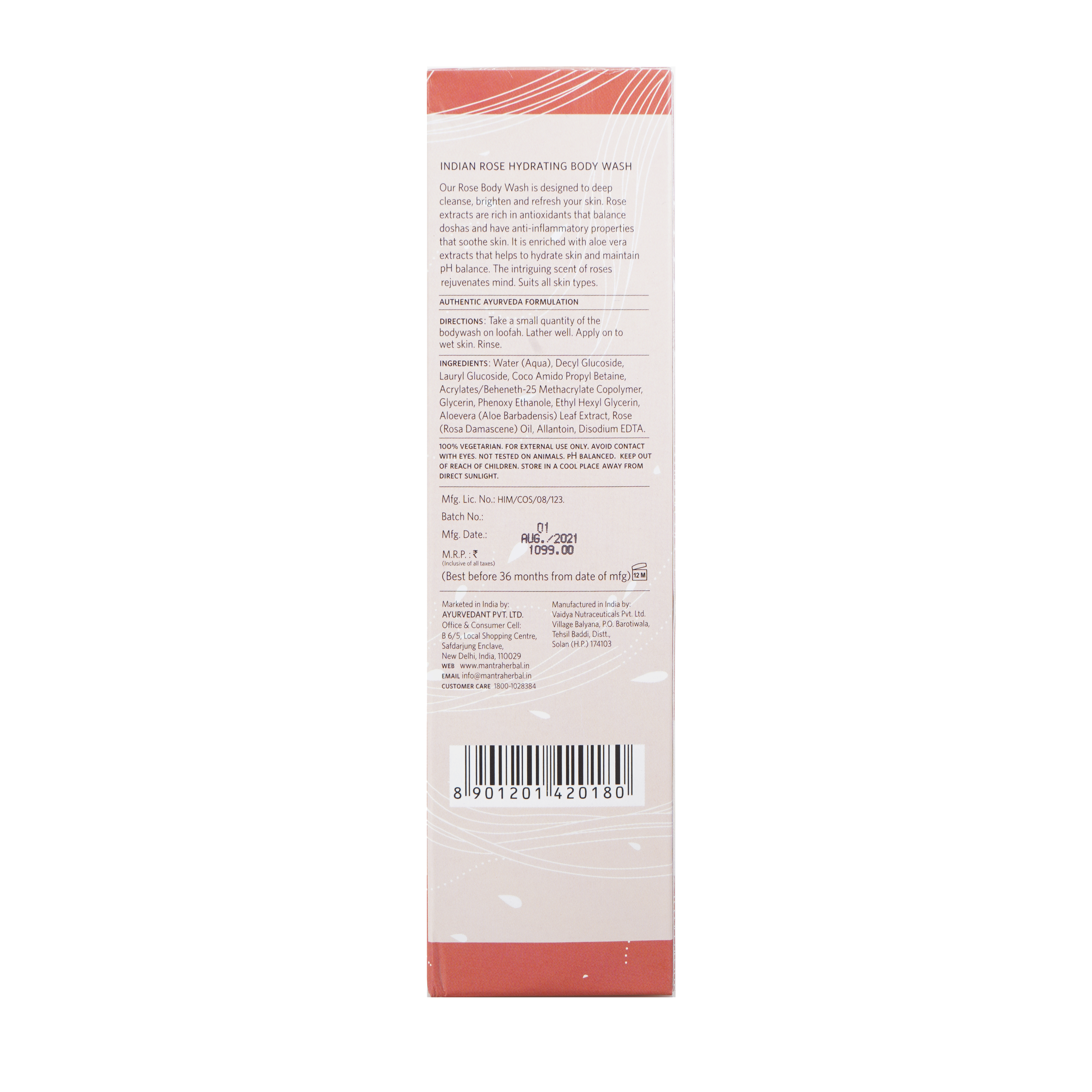 Indian Rose Hydrating Body Wash