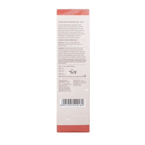 Indian Rose Hydrating Body Wash