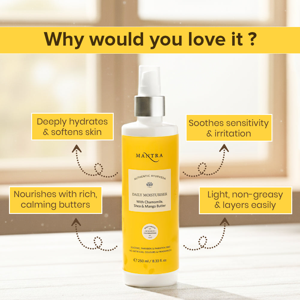 Daily Moisturizer with Chamomile, Shea & Mango Butter