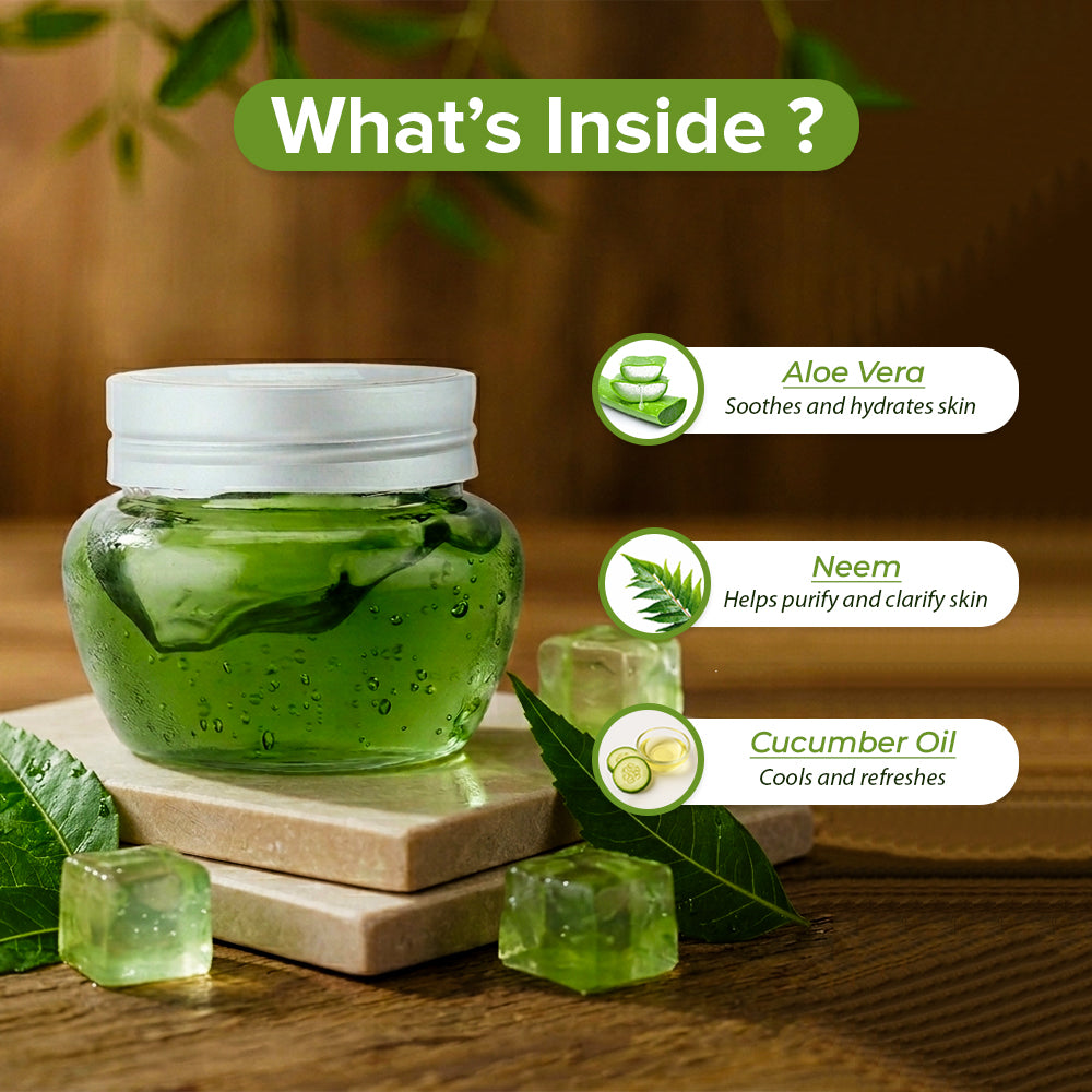 Face Gel Revive & Restore Pure Aloe, Neem & Cucumber