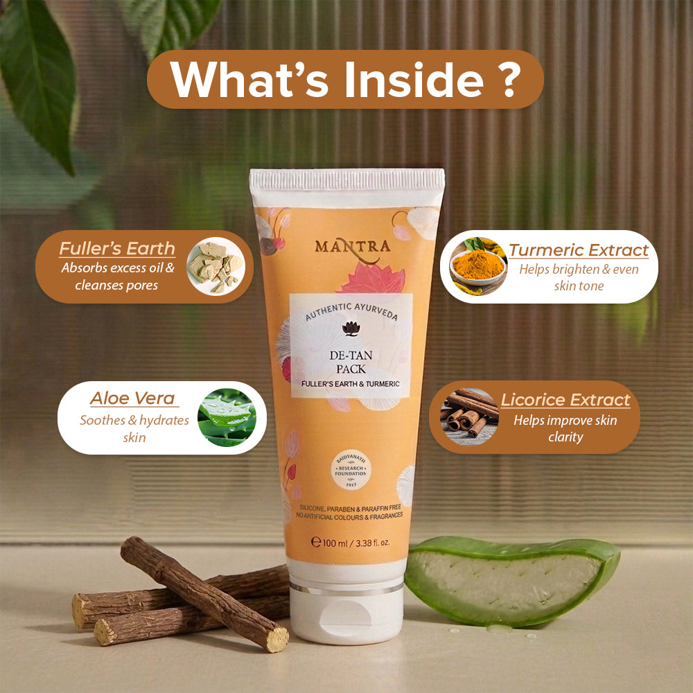 De-Tan Pack Fuller’s Earth & Turmeric