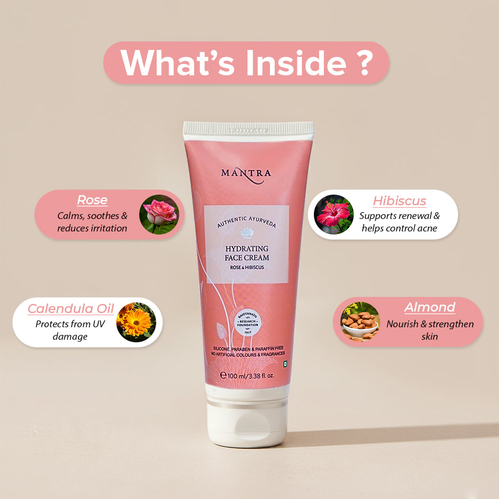 Rose and Hibiscus Hydrating Face Cream