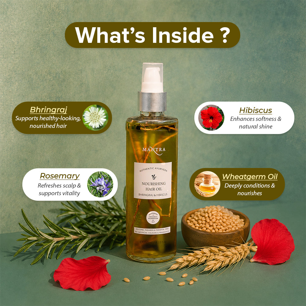 Nourishing Hair Oil Bhringraj And Hibiscus