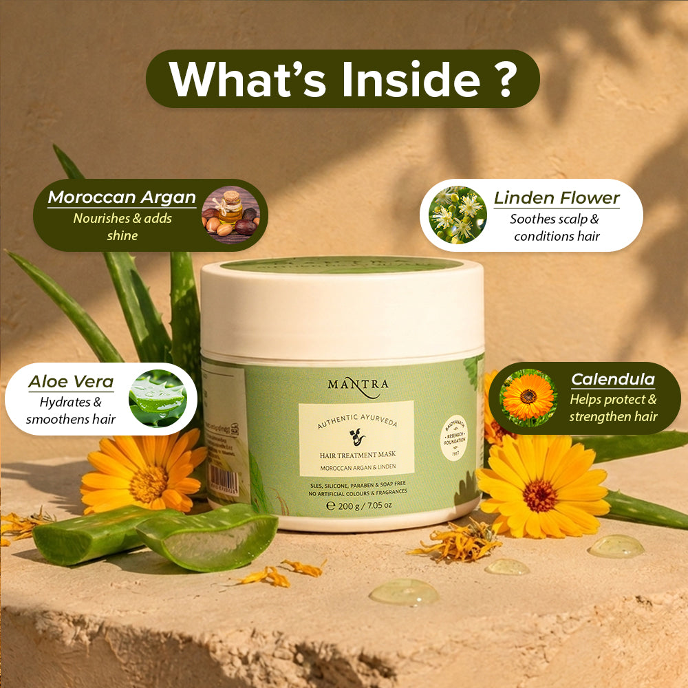 Hair Treatment Mask Moroccan Argan & Linden