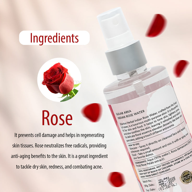 Gulab Arka (Indian Rose Water)