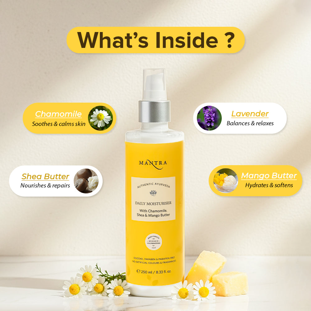 Daily Moisturizer with Chamomile, Shea & Mango Butter