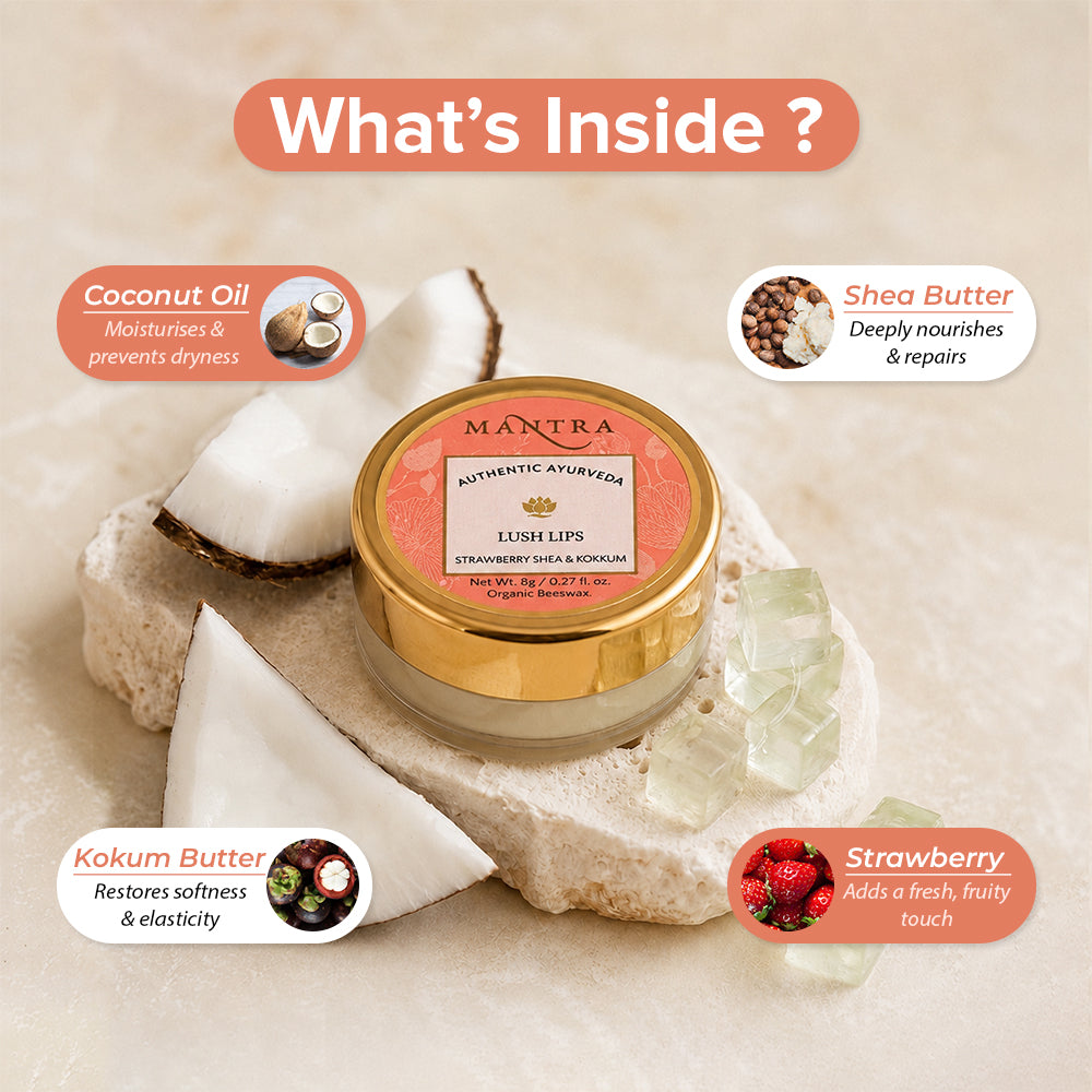 Lush Lips Strawberry Shea & Kokkum