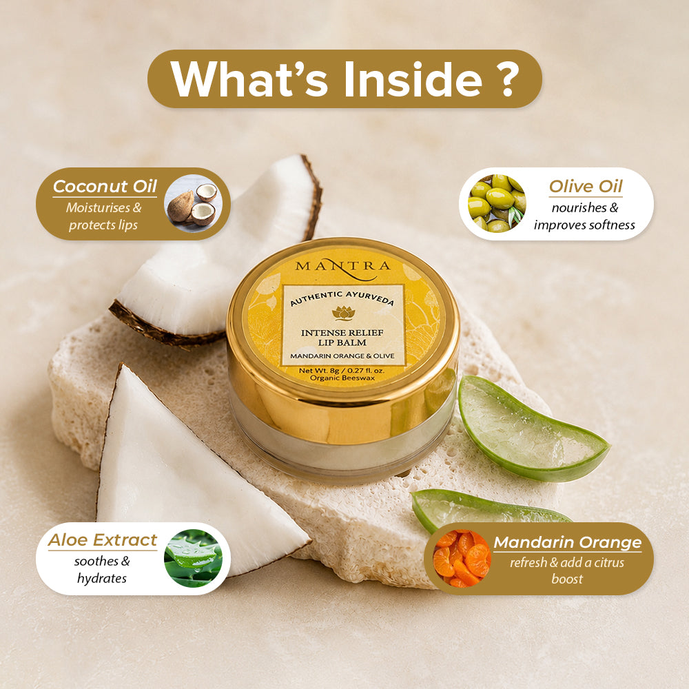 Intense Relief Lip Balm Mandarin Orange & Olive
