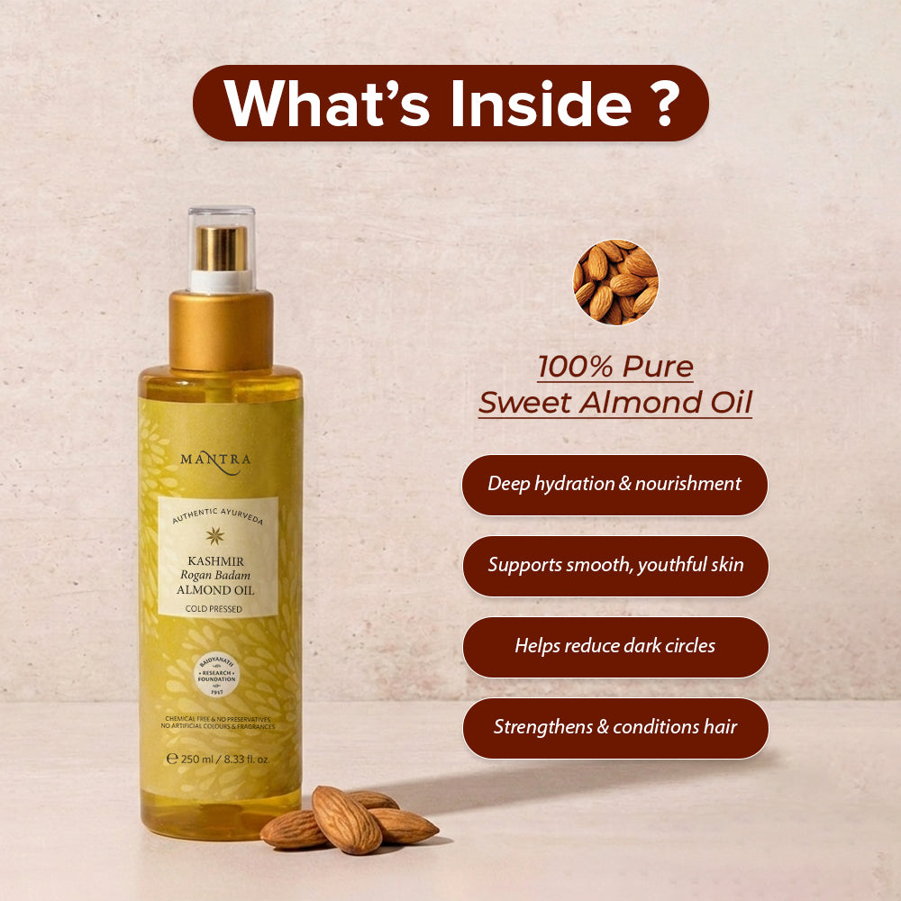 Kashmir Rogan Badam Almond Oil Cold Pressed