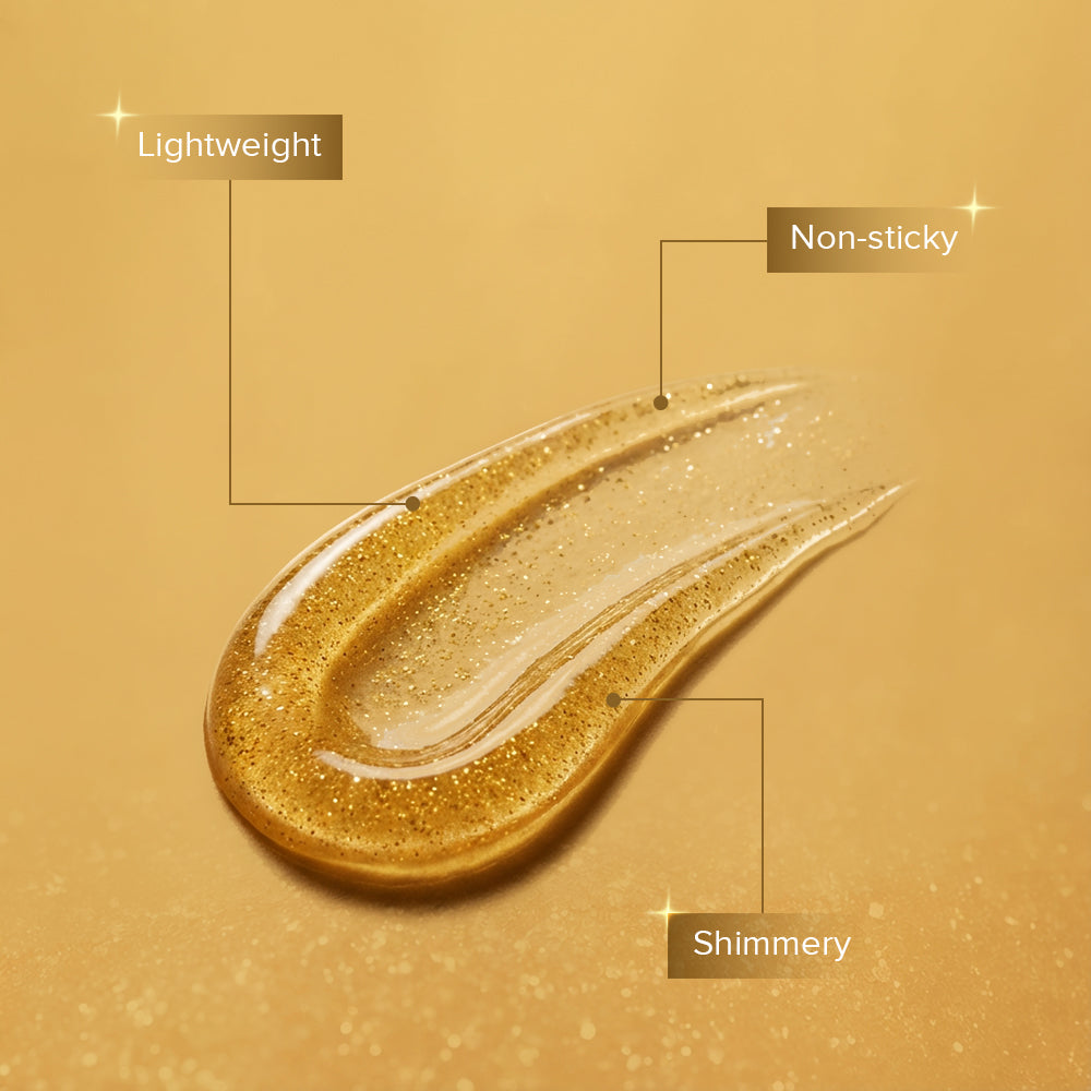 Gold and Saffron Glowing Face Gel with 24 Carat Gold