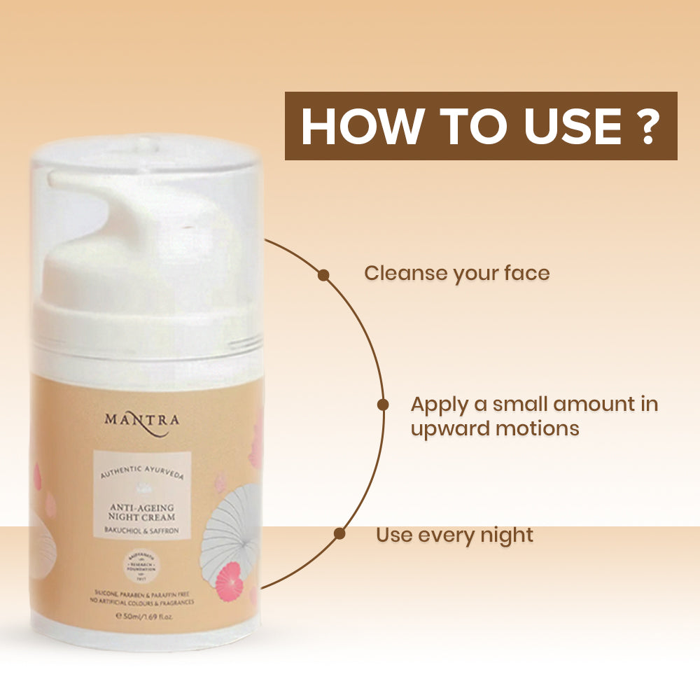 Anti-Ageing Night Cream Bakuchiol & Saffron