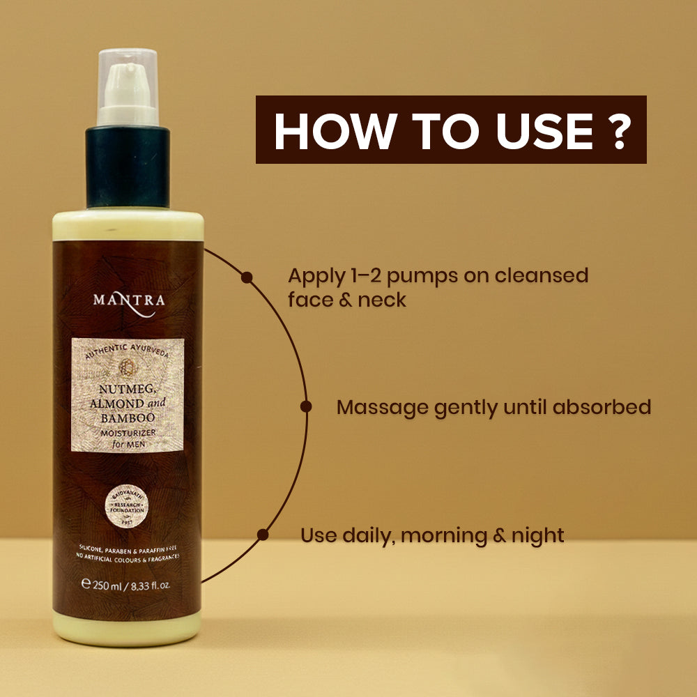 Nutmeg, Almond & Bamboo Moisturizer For Men