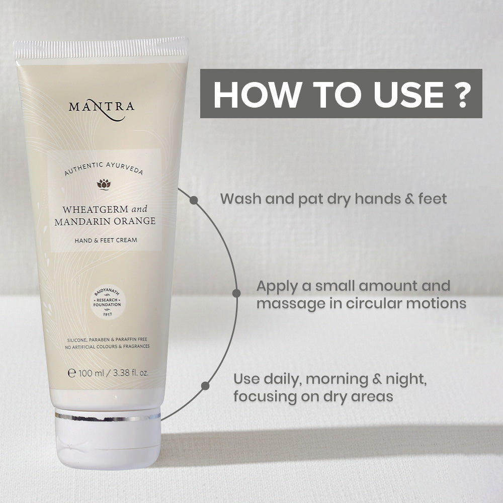 Wheatgerm and Mandarin Orange Hand & Feet Cream