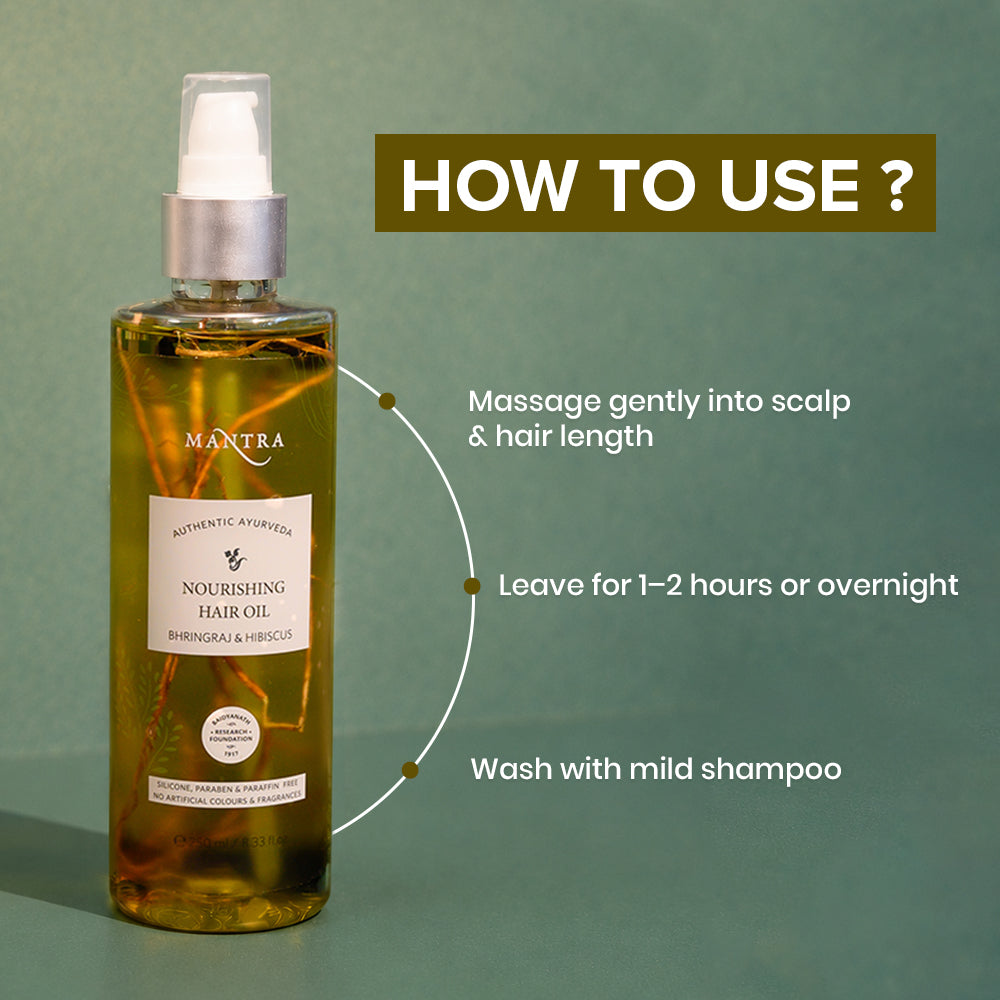 Nourishing Hair Oil Bhringraj And Hibiscus