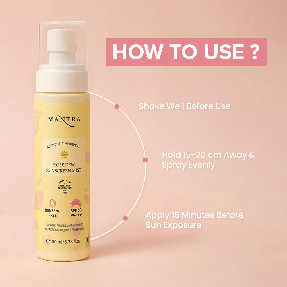 Rose Dew Sunscreen Mist SPF 50 PA+++