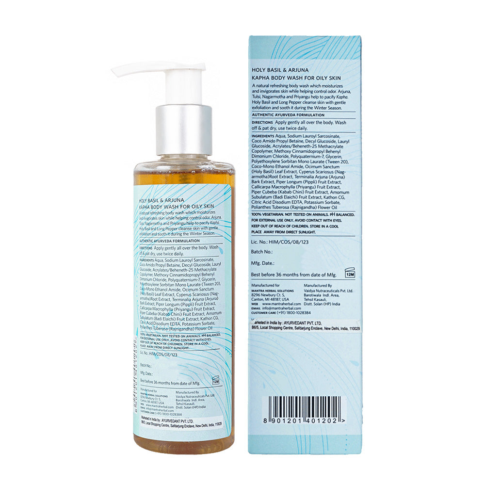 Holy Basil and Arjuna Kapha Body Wash for Oily Skin