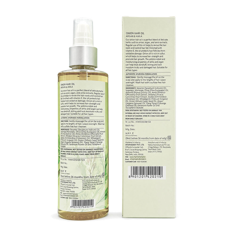 Onion Hair Oil Argan & Amla
