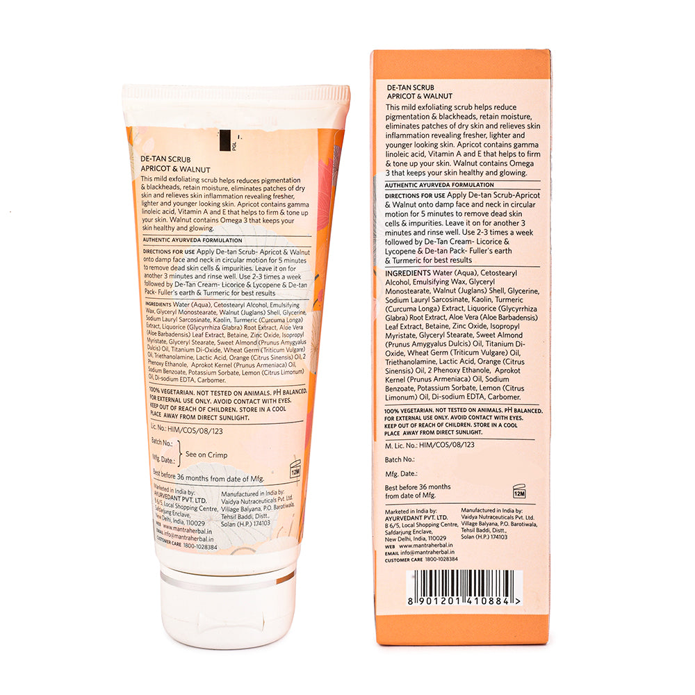 De-Tan Scrub Apricot & Walnut