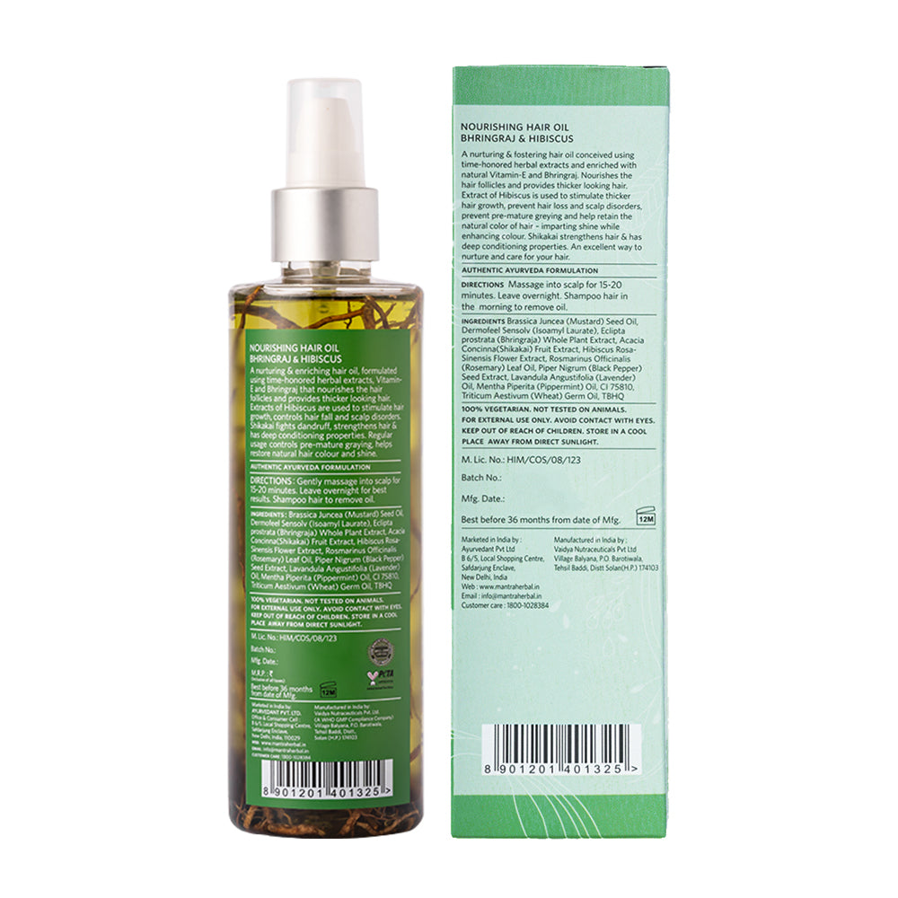 Nourishing Hair Oil Bhringraj And Hibiscus