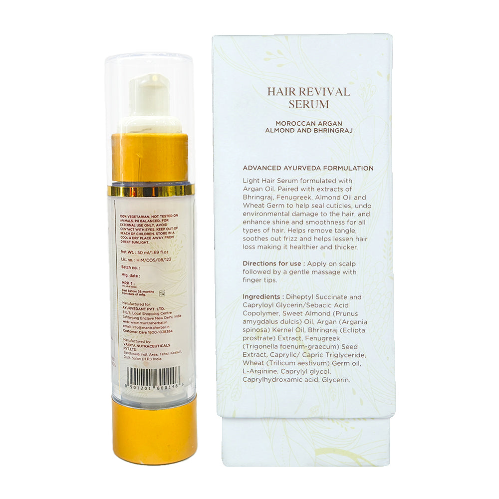 Hair Revival Serum Moroccan Argan Almond and Bhringraj