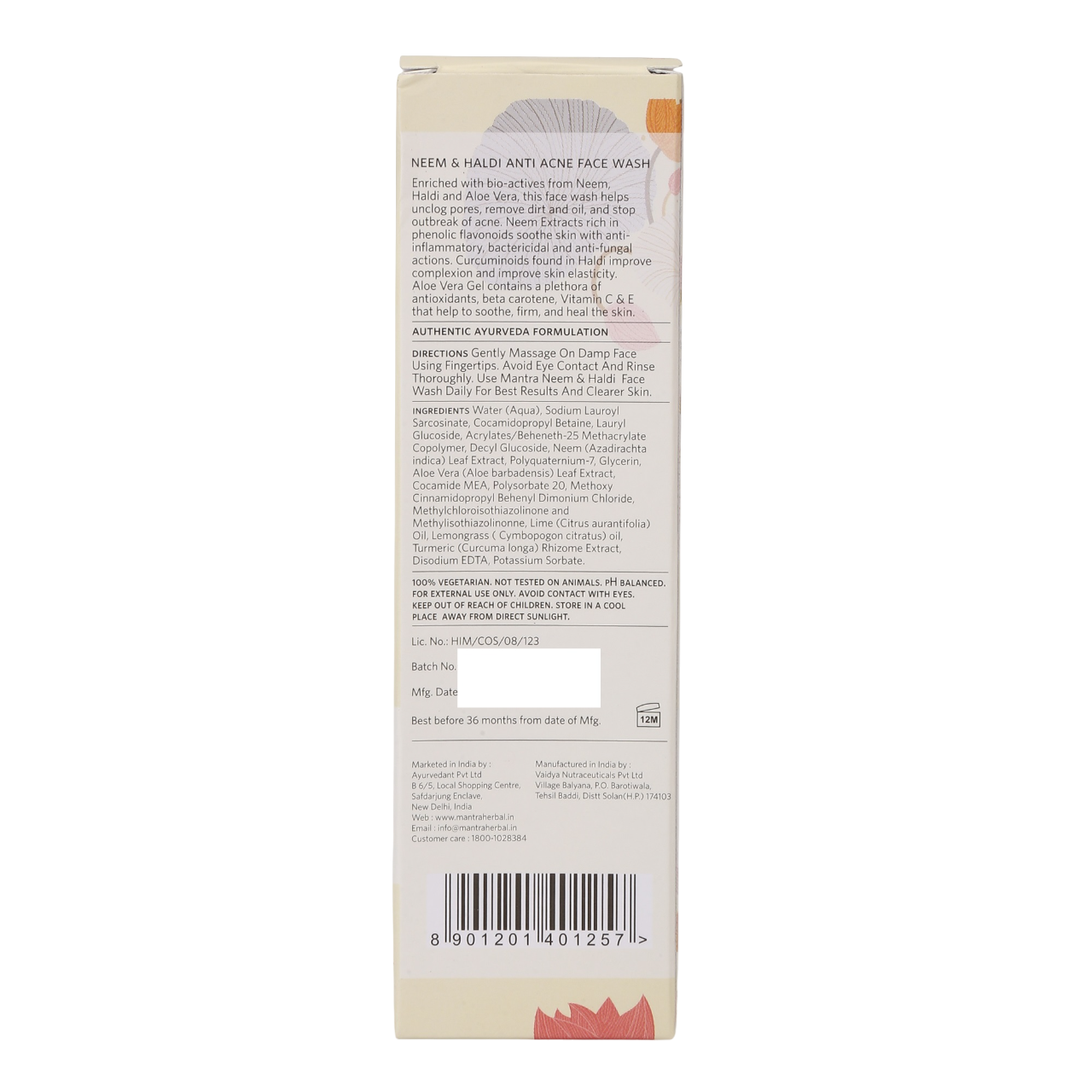 Neem and Haldi Anti-Acne Face Wash