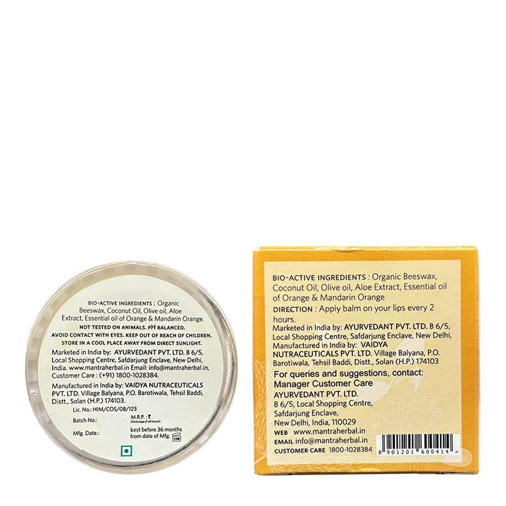 Intense Relief Lip Balm Mandarin Orange & Olive