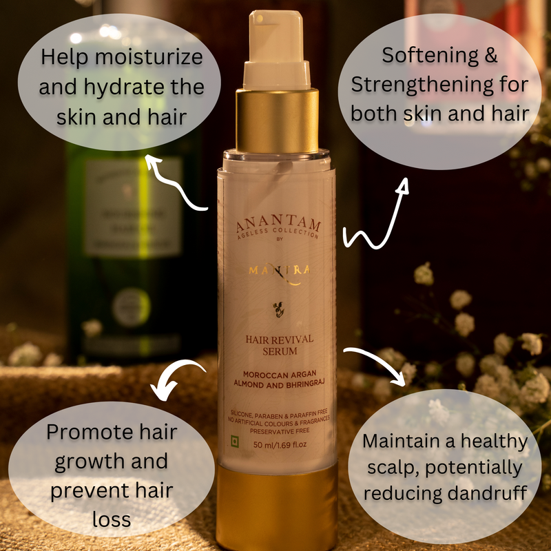 Best Hair Serum for Hair Growth - Moroccan Argan Almond and Bhringraj