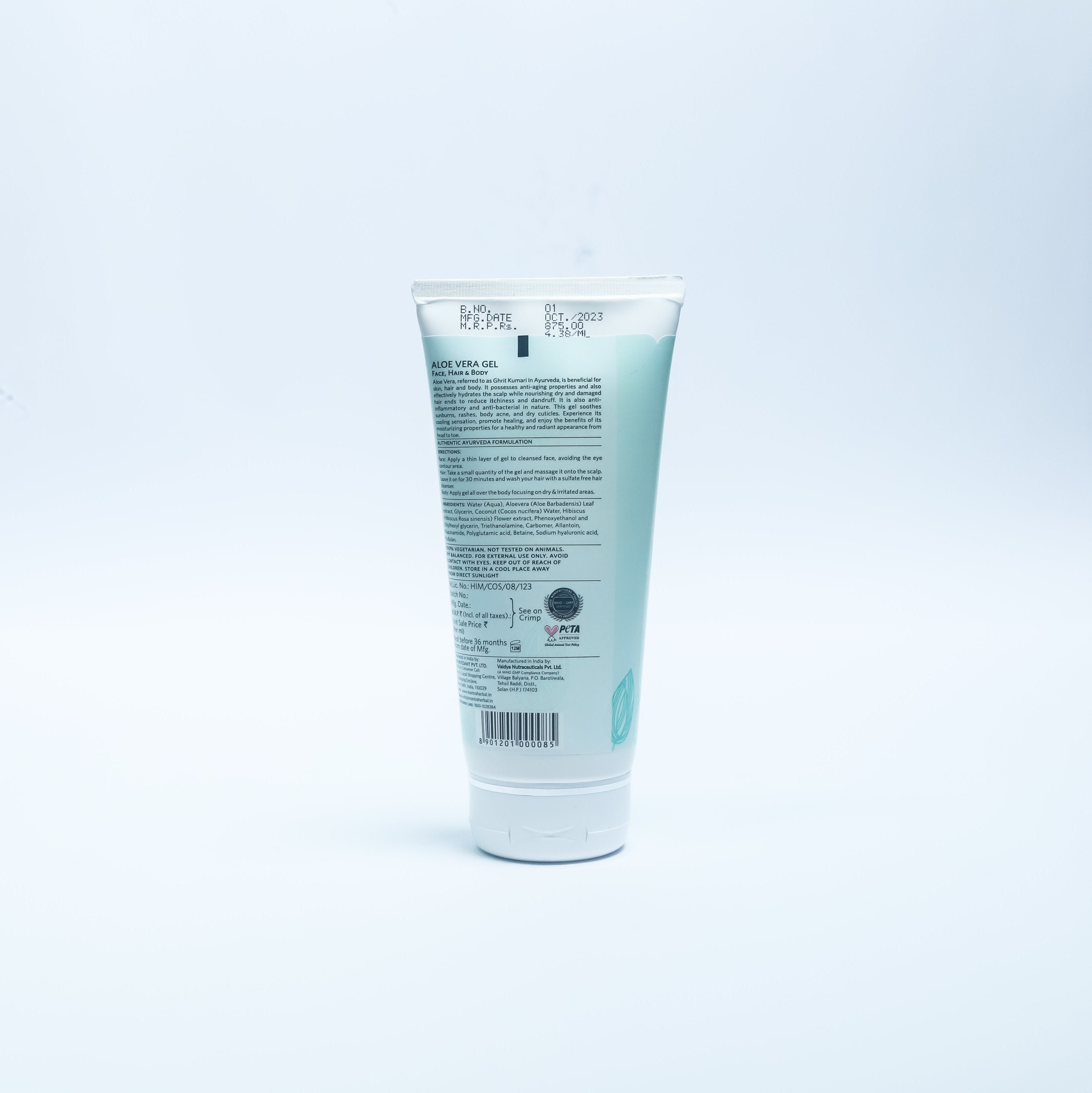 Aloe Vera Gel Face, Hair & Body