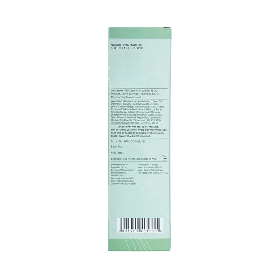 Nourishing Hair Oil Bhringraj And Hibiscus