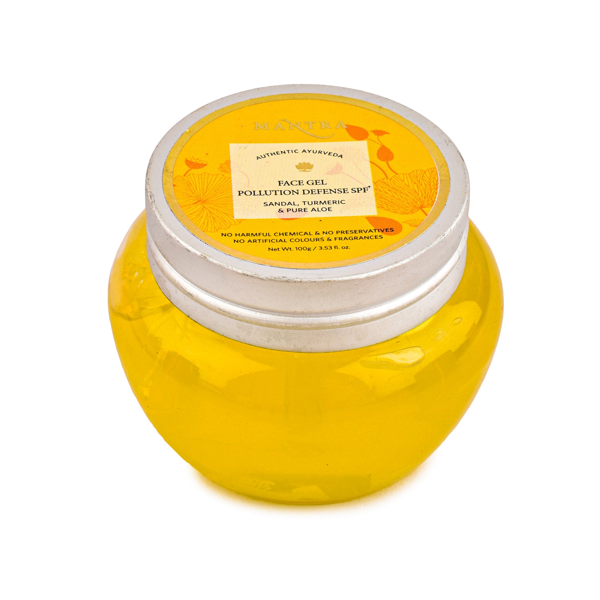 Face Gel Pollution Defense SPF 50 + Sandal, Turmeric & Pure Aloe