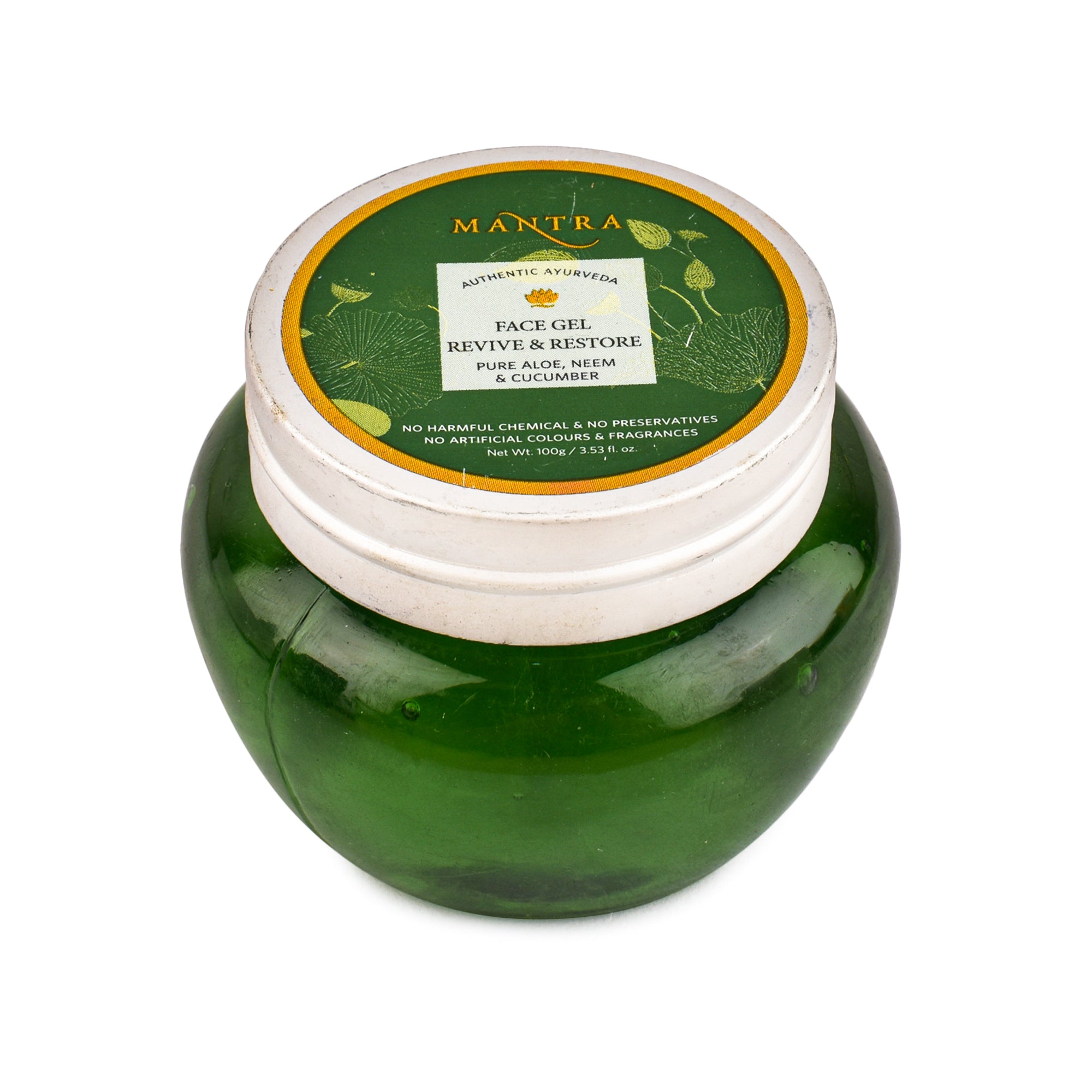 Face Gel Revive & Restore Pure Aloe, Neem & Cucumber