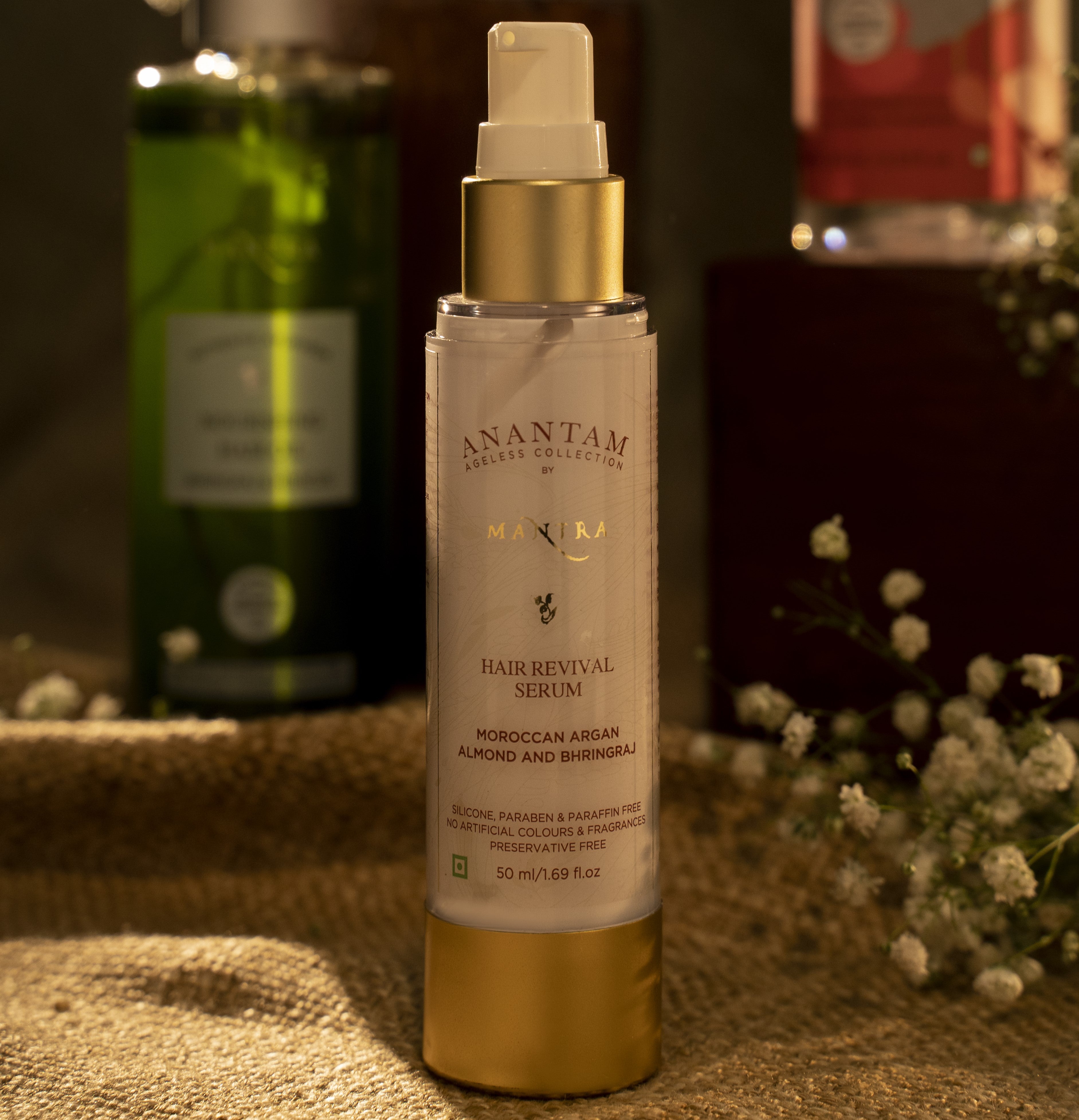 Hair Revival Serum Moroccan Argan Almond and Bhringraj
