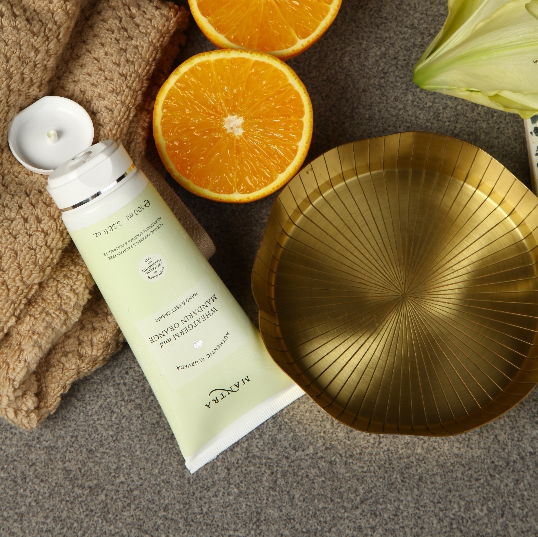 Wheatgerm and Mandarin Orange Hand & Feet Cream