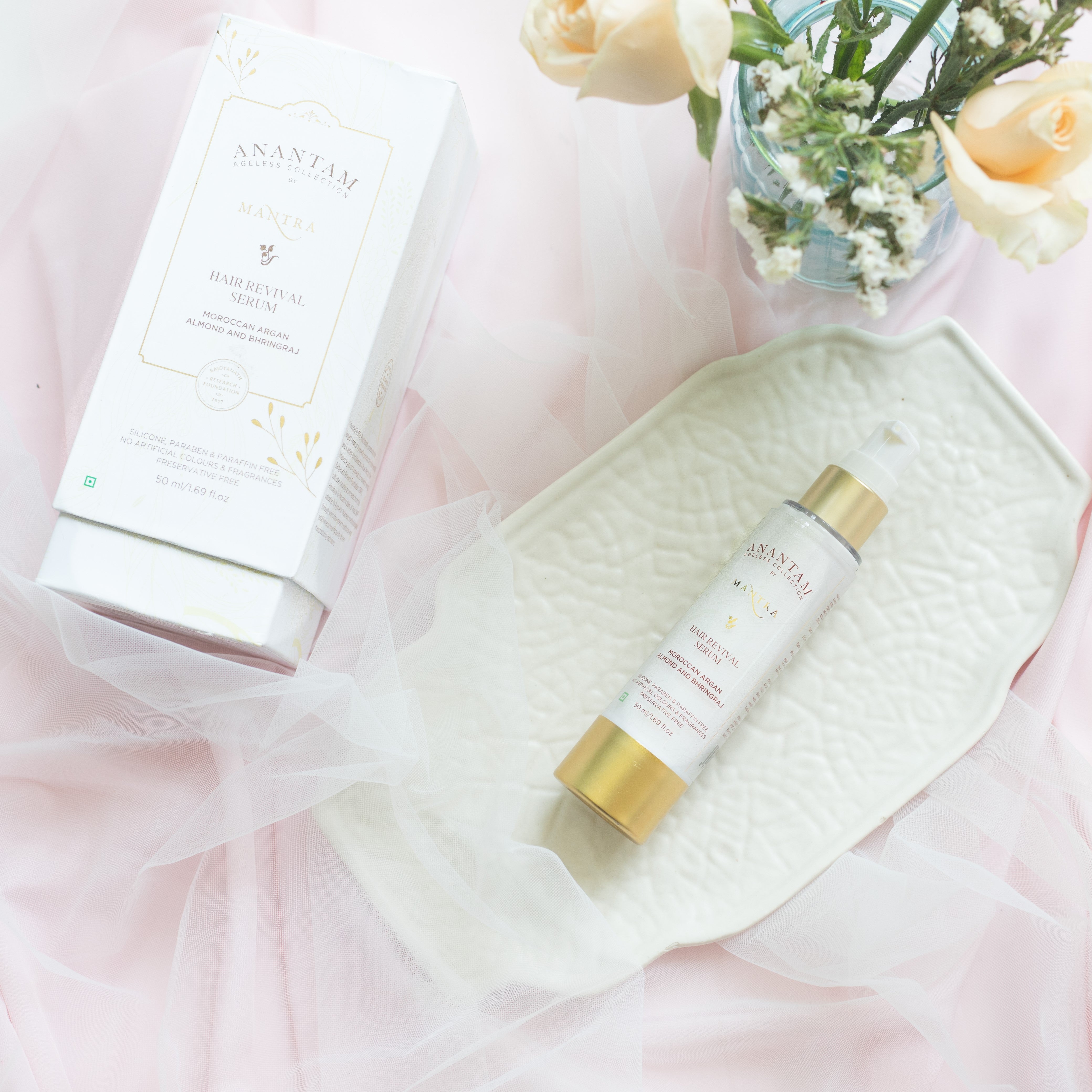 Hair Revival Serum Moroccan Argan Almond and Bhringraj
