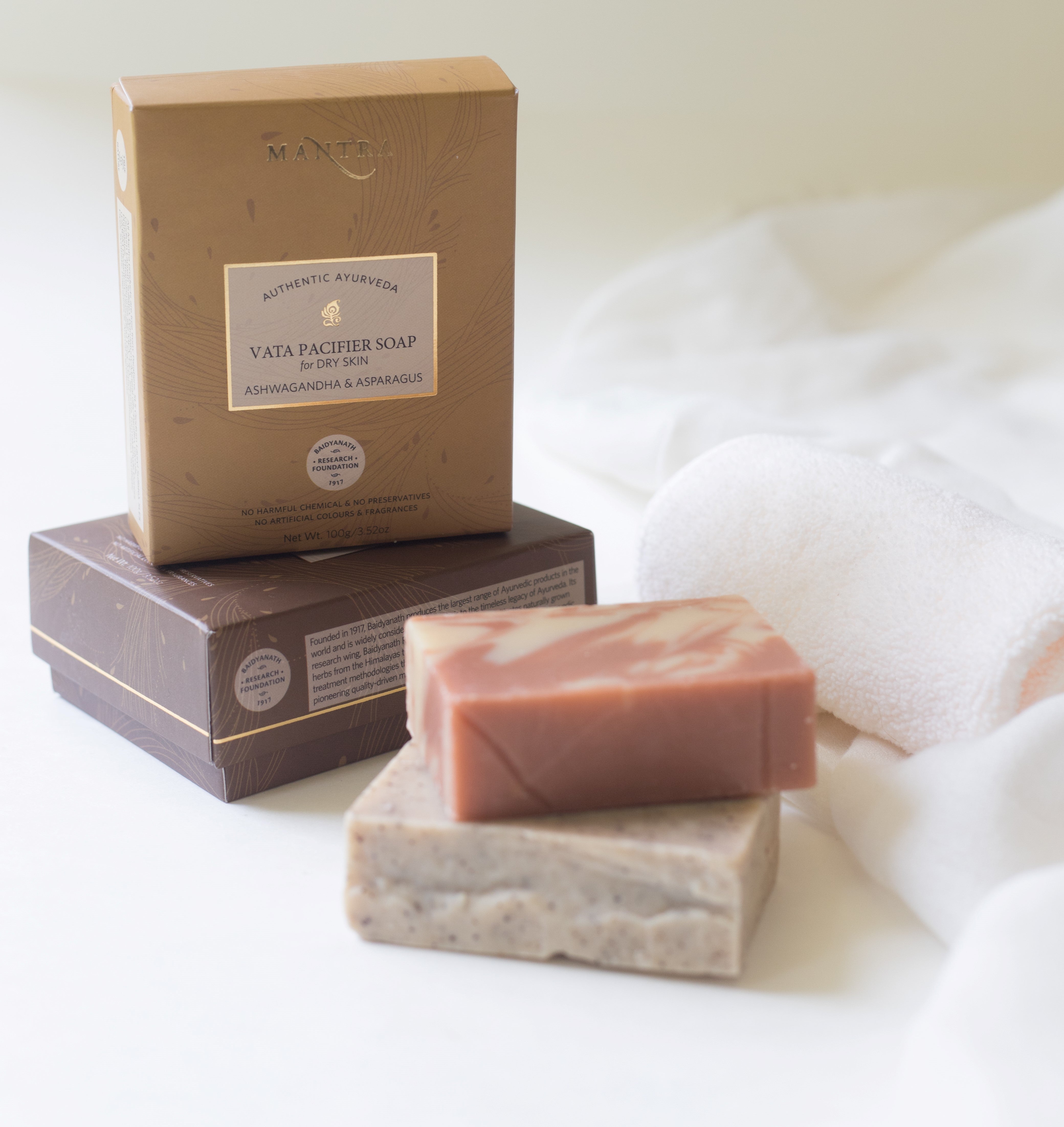 Vata Pacifier Soap for Dry Skin Ashwagandha & Asparagus