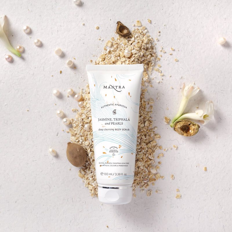 Jasmine, Triphala And Pearls Deep Cleansing Body Scrub