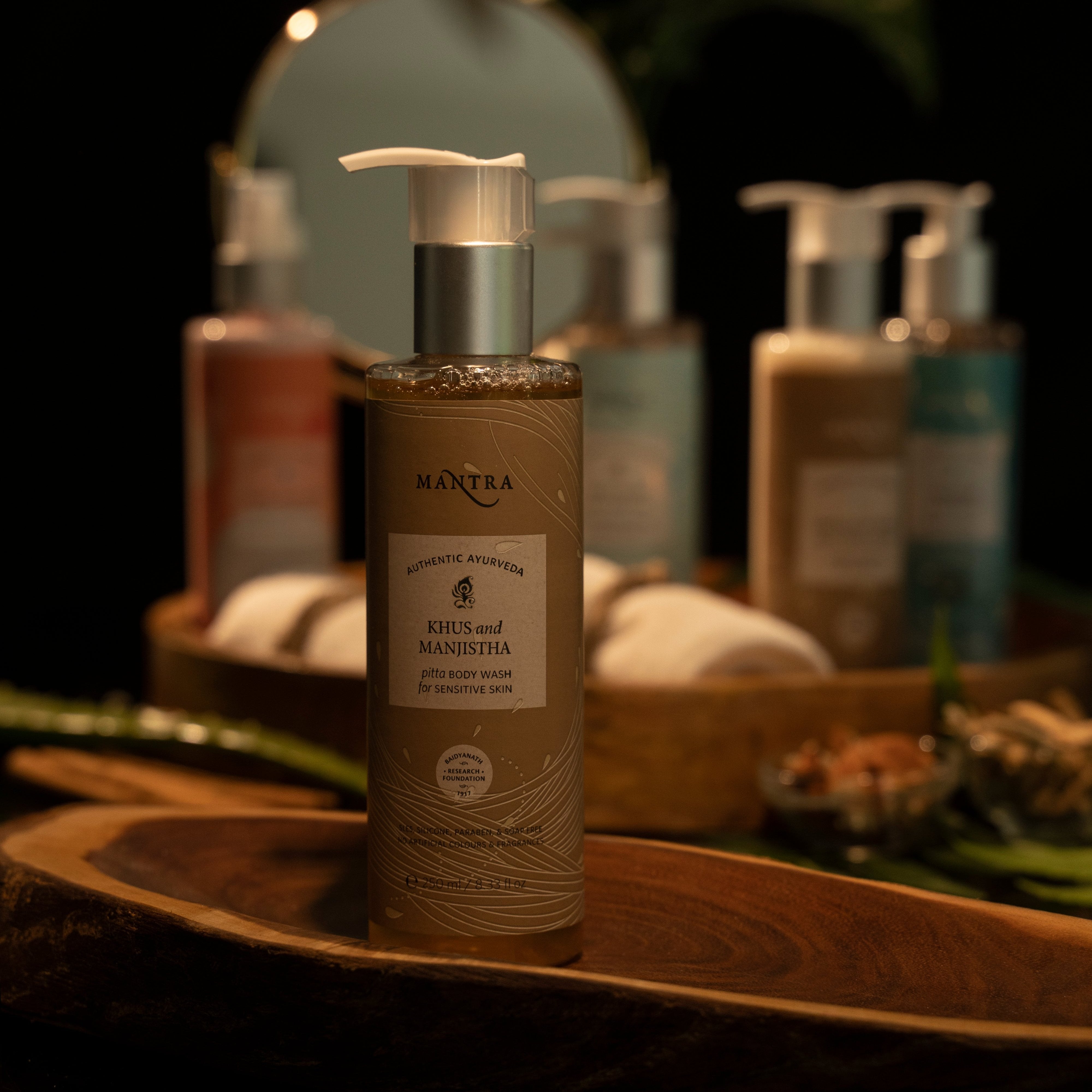 Khus and Manjistha Pitta Body Wash for Sensitive Skin