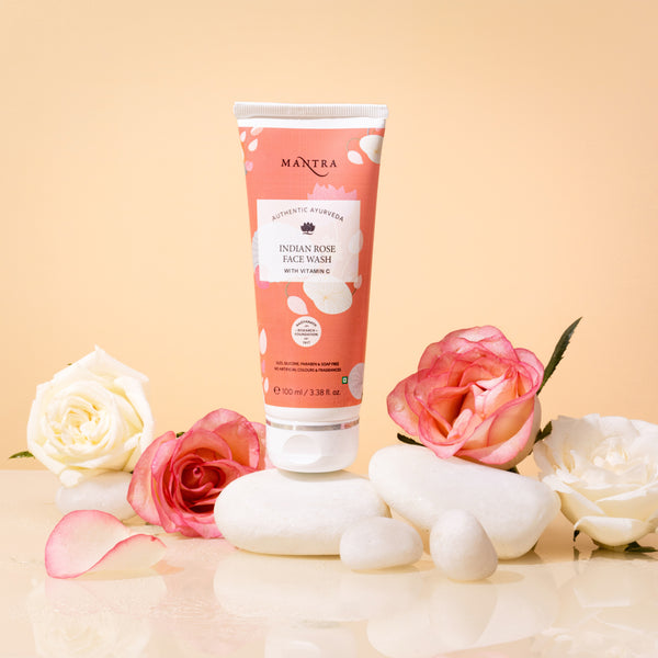 Indian Rose Face Wash With Vitamin C