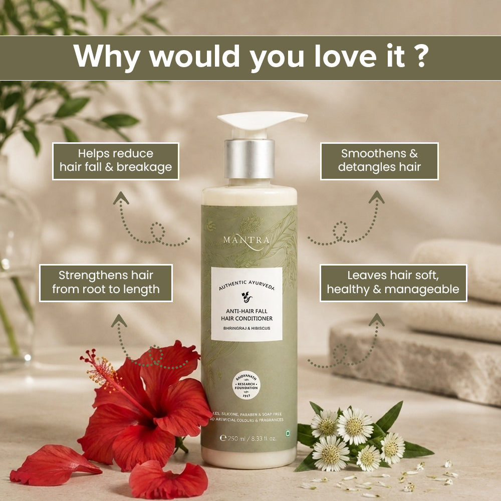 Mantra Herbal Anti-Hair Fall Hair Conditioner Bhringraj & Hibiscus