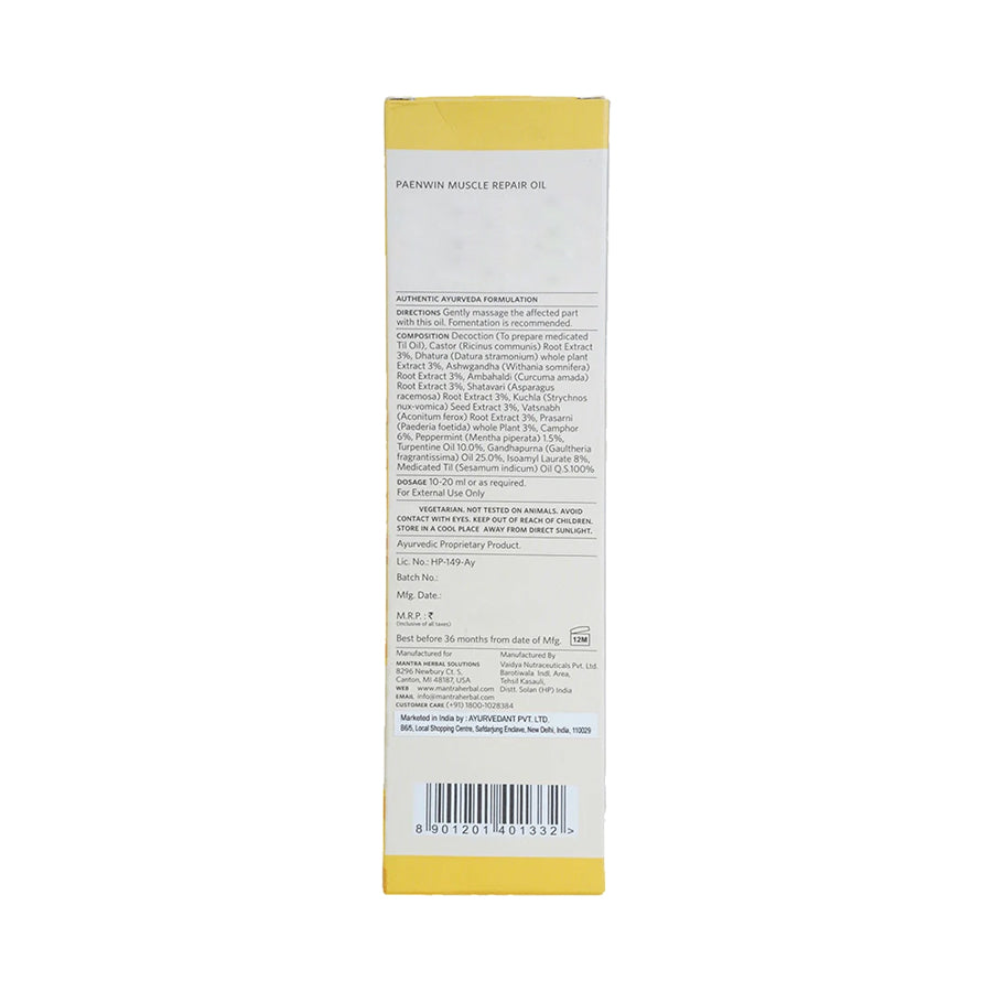 Paenwin Muscle Repair Oil
