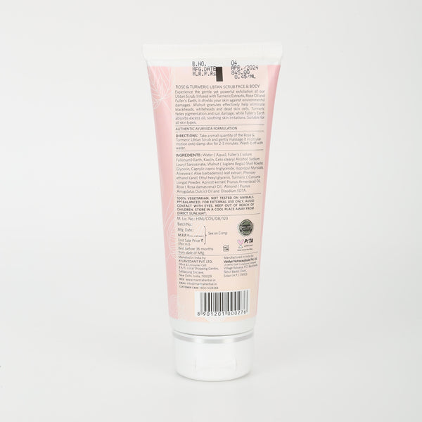 Rose & Turmeric Ubtan Scrub Face & Body 100 ml