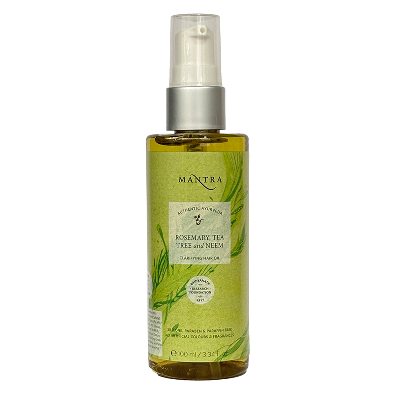 Rosemary, Tea Tree And Neem Clarifying Hair Oil